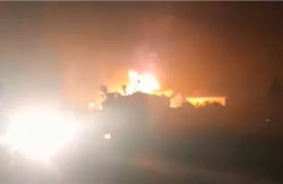 Cháy rụi cây xăng tại Đắk Lắk, một người bị bỏng nặng 