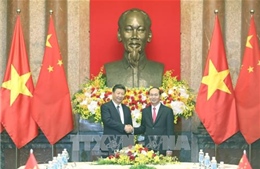 Hình ảnh Chủ tịch nước Trần Đại Quang hội kiến Tổng Bí thư, Chủ tịch Trung Quốc Tập Cận Bình