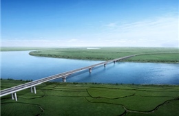 Tháng 12 sẽ hợp long cầu Hưng Hà nối hai tỉnh Hưng Yên với Hà Nam 