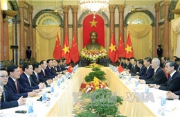 Chủ tịch nước Trần Đại Quang hội đàm với Tổng Bí thư, Chủ tịch Trung Quốc Tập Cận Bình 