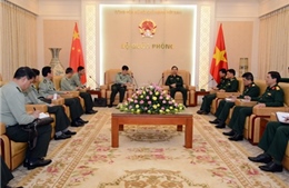 Tổng Tham mưu trưởng Phan Văn Giang tiếp Bộ trưởng Bộ Động viên Quốc phòng Trung Quốc 