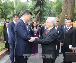 Báo chí Trung Quốc đưa tin đậm nét về chuyến thăm Việt Nam của Tổng Bí thư, Chủ tịch nước Tập Cận Bình 