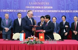 Việt Nam và Luxembourg ký kết Hiệp định khung hợp tác 