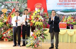 Trưởng ban Kinh tế Trung ương dự Ngày hội đại đoàn kết toàn dân tộc tại Phú Thọ 