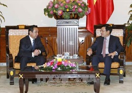 Phó Thủ tướng, Bộ trưởng Phạm Bình Minh tiếp Đại sứ Mông Cổ D.Bilegdorj