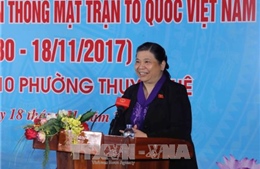 Phó Chủ tịch thường trực Quốc hội Tòng Thị Phóng dự Ngày hội Đại đoàn kết toàn dân tộc