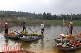 Trải nghiệm Chợ nổi Cái Răng trên hồ Đồng Mô