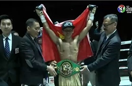 Xem võ sĩ Trần Văn Thảo hạ knock-out đối thủ sau chưa đầy 1 phút để giành đai WBC