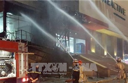 Hà Nội: Cháy lớn tại quán trà sữa Royal Tea cạnh tòa nhà Big C