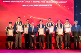 Acecook Việt Nam trong Top 10 ngành Thực phẩm – Đồ uống 2017         