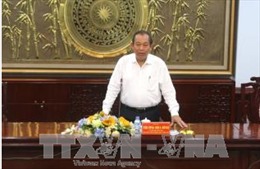 Phó Thủ tướng Trương Hòa Bình làm việc với TP Hồ Chí Minh về phòng chống tham nhũng
