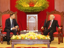 Tổng Bí thư Nguyễn Phú Trọng tiếp Tổng thống Cộng hòa Ba Lan 