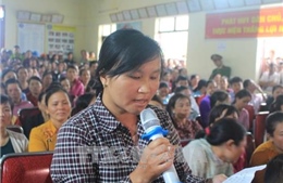 Lãnh đạo tỉnh Thanh Hóa đối thoại với người dân về việc xây dựng Cảng container Long Sơn 