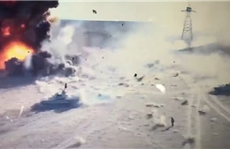 Thách thức tăng Iraq, xe bom của phiến quân nổ tan tành