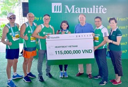 Manulife Việt Nam đóng góp gần 700 triệu cho &#39;Nhịp Tim Việt Nam&#39;        
