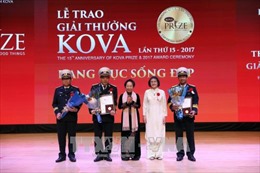 Giải thưởng KOVA lần thứ 15 vinh danh 2 công trình và nhiều tấm gương