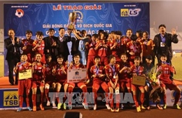 Đội Thành phố Hồ Chí Minh 1 vô địch Giải bóng đá nữ vô địch quốc gia 