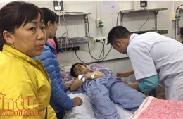 Nhiều nạn nhân vụ sập lan can trường tiểu học Văn Môn vẫn đang mê man