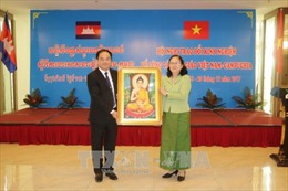 Việt Nam - Campuchia trao đổi kinh nghiệm về công tác tôn giáo 
