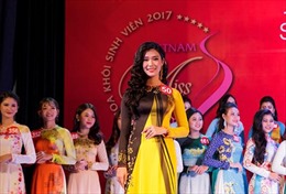 Nữ sinh Tây Đô giành danh hiệu Hoa khôi Sinh viên 2017 