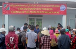 Agribank Khánh Hòa khám bệnh, cấp thuốc miễn phí cho hộ nghèo vùng bão