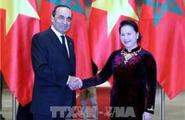 Chủ tịch Quốc hội Nguyễn Thị Kim Ngân hội đàm với Chủ tịch Hạ viện Maroc 