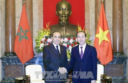 Chủ tịch nước Trần Đại Quang tiếp Chủ tịch Hạ viện Vương quốc Maroc