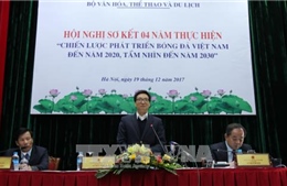 Phó Thủ tướng Vũ Đức Đam: Cần xây dựng lộ trình cụ thể để phát triển bóng đá Việt Nam 