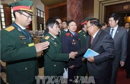 Phát biểu của TBT, Chủ tịch nước Lào tại cuộc gặp mặt đại diện cựu quân tình nguyện, chuyên gia Việt Nam
