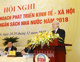 Phát biểu của Tổng Bí thư Nguyễn Phú Trọng tại Hội nghị trực tuyến cuối năm của Chính phủ