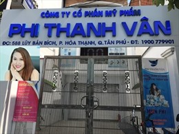 Công ty của diễn viên Phi Thanh Vân bị thu hồi 2 lô mỹ phẩm làm trắng da