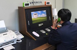 Hé lộ về đường điện thoại xanh đỏ nối hai miền Triều Tiên