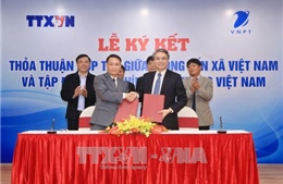 Thông tấn xã Việt Nam và Tập đoàn Bưu chính Viễn thông Việt Nam ký kết thỏa thuận hợp tác 
