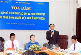 Hỗ trợ dạy và học tiếng Việt trong cộng đồng người Việt ở nước ngoài