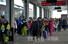 Trung Quốc ước tính có gần 3 tỷ lượt đi lại vào dịp Tết Nguyên đán 2018