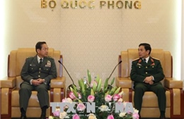 Thượng tướng Phan Văn Giang tiếp Tham mưu trưởng Lực lượng Tự vệ mặt đất Nhật Bản 