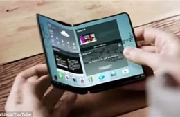 Hé lộ thiết kế độc đáo của Galaxy X - điện thoại gập đôi như sách