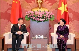 Chủ tịch Quốc hội Nguyễn Thị Kim Ngân tiếp Phó Chủ tịch Quốc hội Trung Quốc 