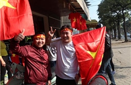 Hà Nội náo nhiệt cờ hoa cổ vũ cho đội tuyển U23 Việt Nam