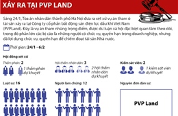8 bị cáo bị xét xử trong vụ án tham ô tài sản xảy ra tại PVP Land