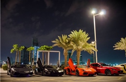 Mãn nhãn ngắm dàn siêu xe ở Qatar