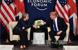Tổng thống Mỹ gặp Thủ tướng Anh tại Diễn đàn Davos 