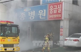 Vụ cháy bệnh viện tại Hàn Quốc có thể do chập điện