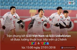Xem trực tiếp trận chung kết U23 Việt Nam- U23 Uzbekistan ở đâu?