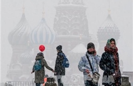 Nga: Thủ đô Moskva hứng chịu đợt tuyết rơi dày nhất một thế kỷ qua