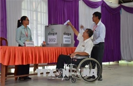Bầu cử Thượng viện Campuchia: Hơn 99% cử tri đi bầu