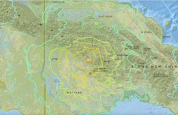Động đất 7,6 độ Richter tại Papua New Guinea 