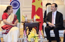 Chủ tịch nước Trần Đại Quang tiếp các quan chức Ấn Độ