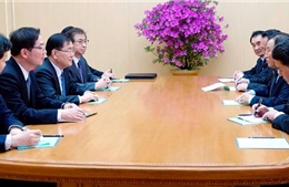 Hình ảnh đoàn đặc phái viên Hàn Quốc tại Triều Tiên