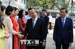 Thủ tướng Nguyễn Xuân Phúc thăm và làm việc với Báo Nhân dân